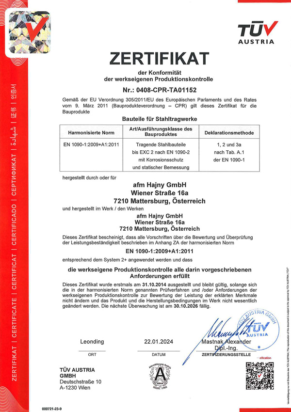 zertifikat